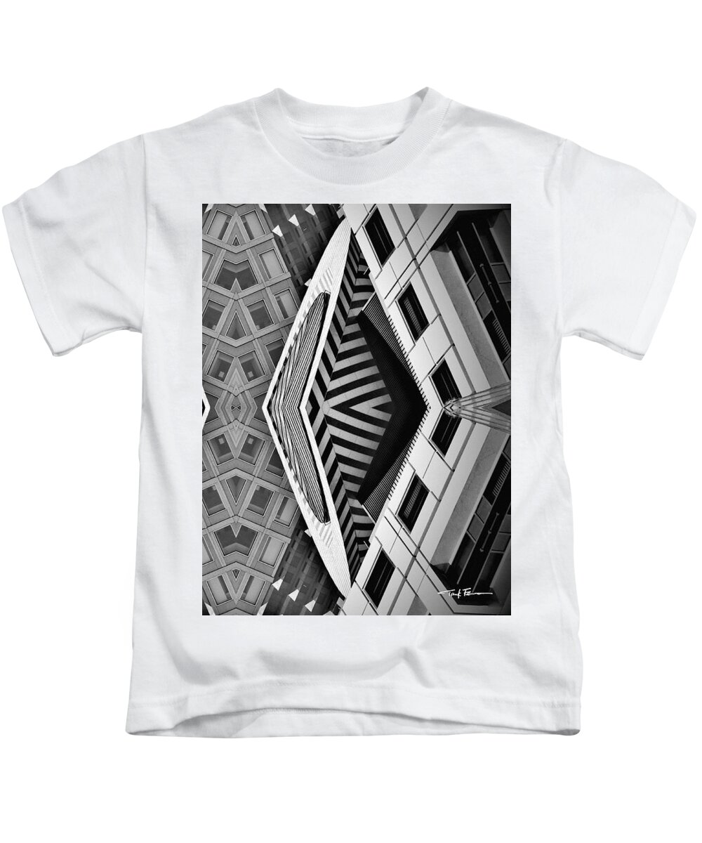 Art Deco Kids T-Shirt featuring the photograph Deco Five by Trask Ferrero