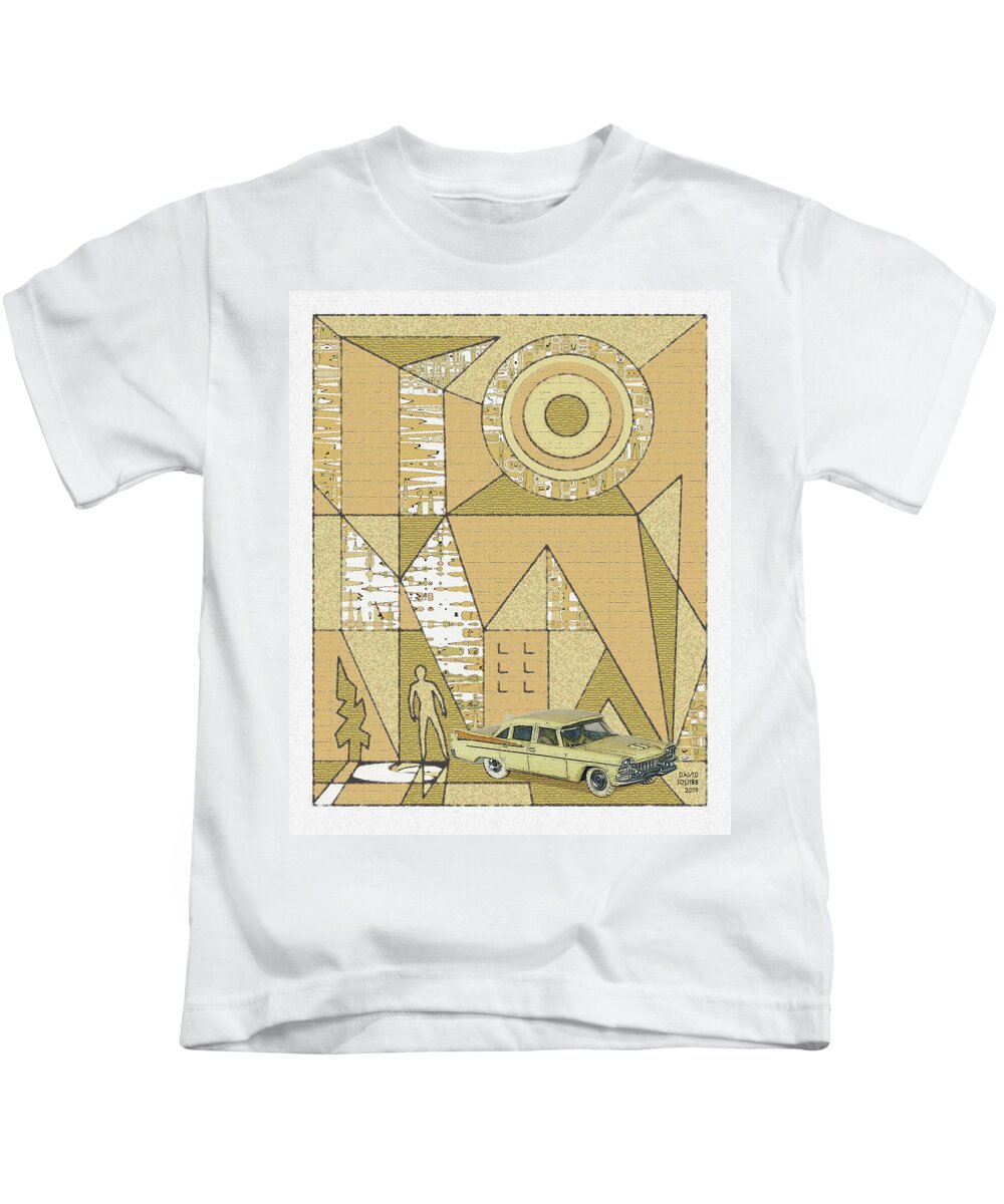 Dinky Toys Kids T-Shirt featuring the digital art Dinky Toys / Royal by David Squibb