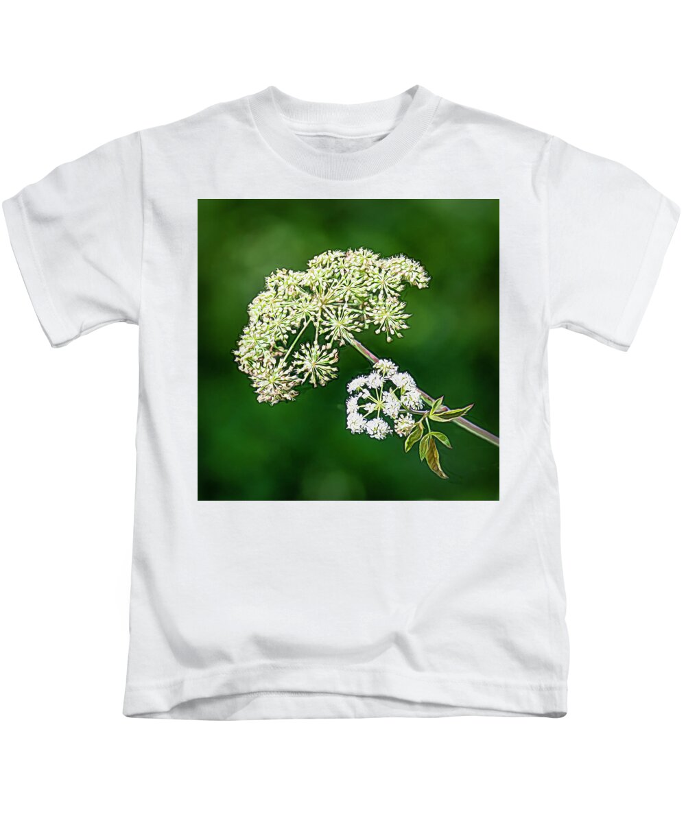 Flower Kids T-Shirt featuring the photograph Flower Fireworks by Ginger Stein