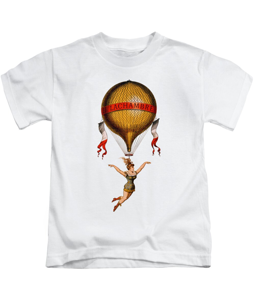 Circus Kids T-Shirt featuring the digital art Flying Circus Act by Madame Memento