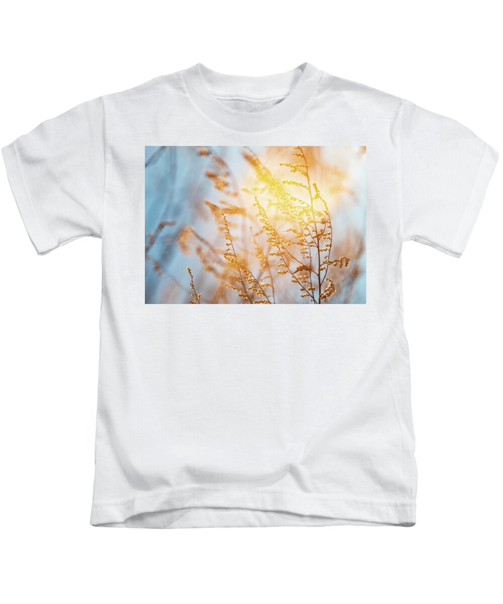 Plants Kids T-Shirt featuring the photograph Good Morning - Nature Photography by Amelia Pearn
