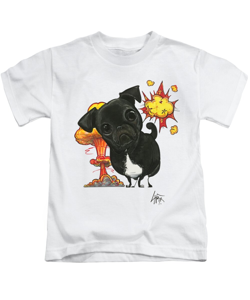 Gooden Kids T-Shirt featuring the drawing Gooden 4053 by Canine Caricatures By John LaFree
