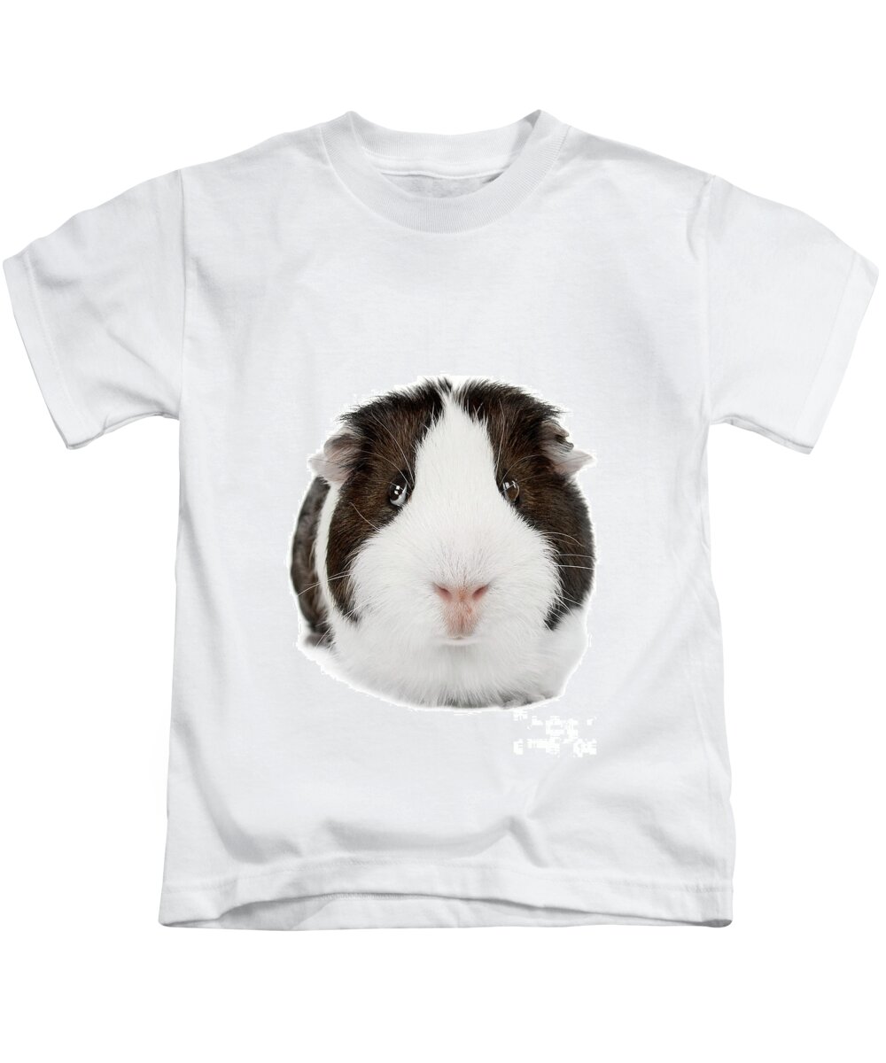 Guinea Pig Kids T-Shirt featuring the photograph Guinea Pig Joy by Renee Spade Photography