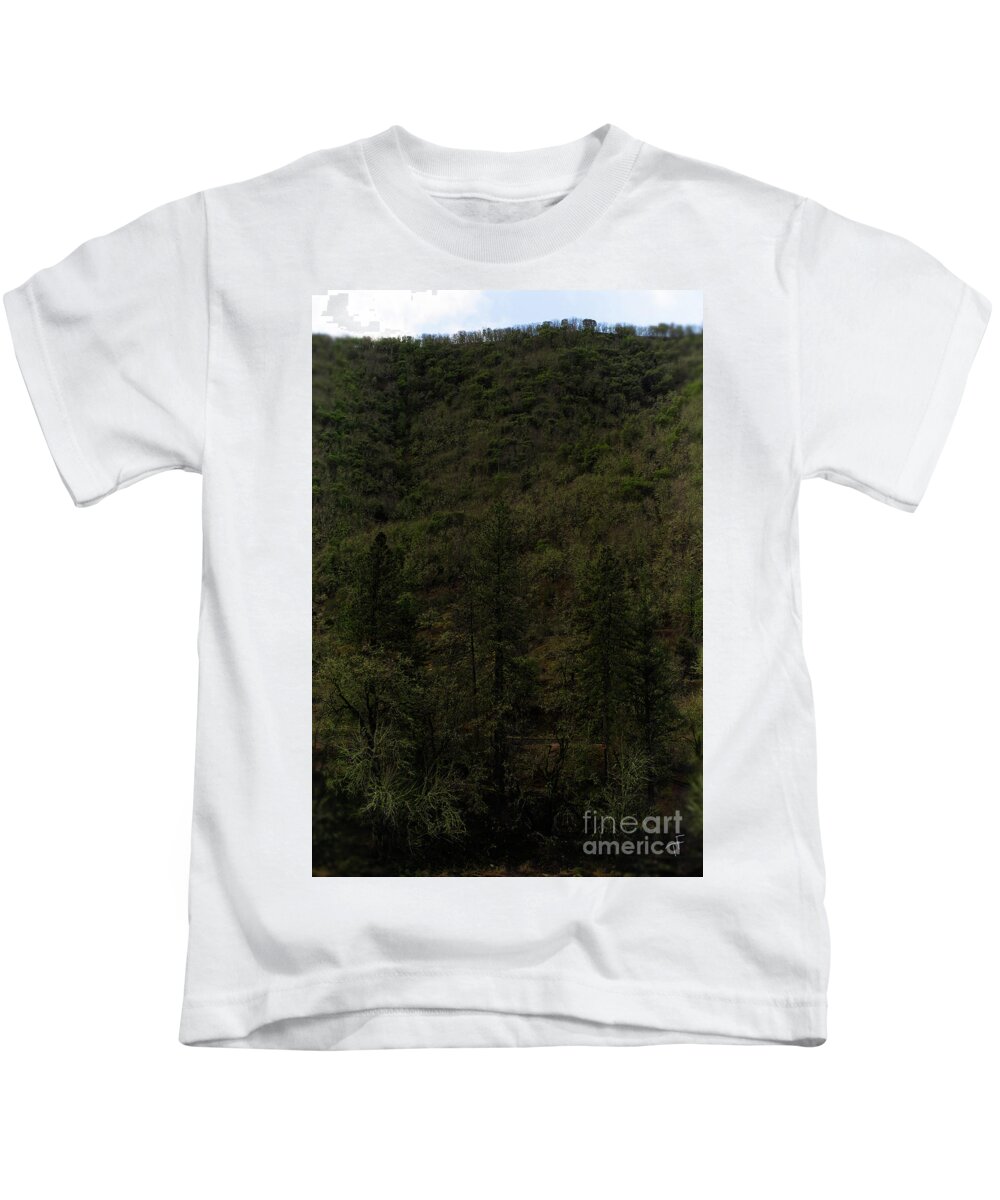 Oregon Kids T-Shirt featuring the photograph Hill and Sky II by Theresa Fairchild