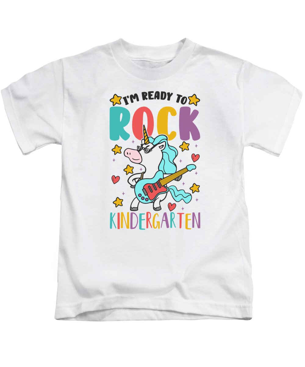 Kindergarten Kids T-Shirt featuring the digital art Kindergarten Unicorn Lovers Education Unicorn by Toms Tee Store