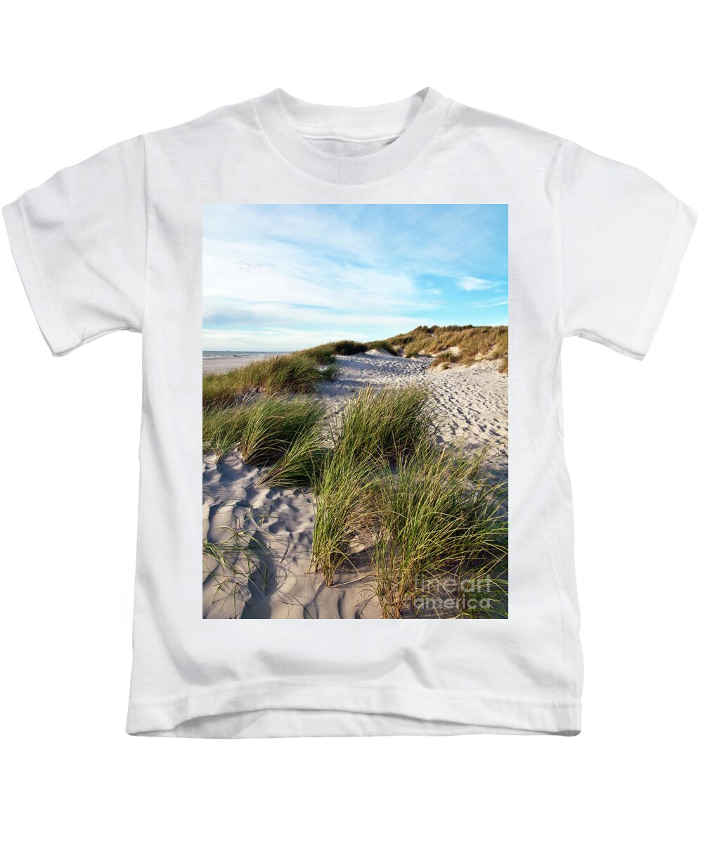 Magic Dunes Of Denmark Kids T-Shirt featuring the photograph Magic Dunes of Denmark by Silva Wischeropp