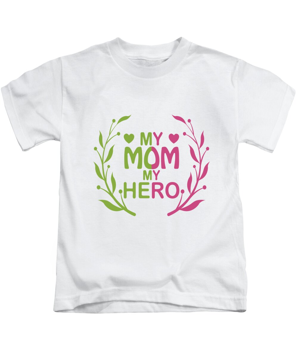 My mom my hero mothers day gift ideas best mom gifts mother's day  celebration graphic design Jigsaw Puzzle by Mounir Khalfouf - Pixels Puzzles