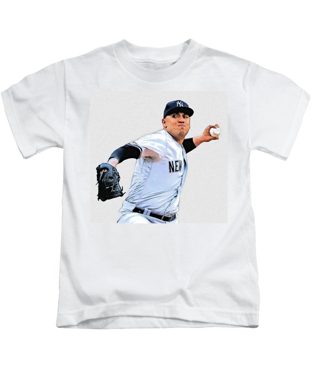 Nestor Cortes - LH Relief P - New York Yankees Kids T-Shirt