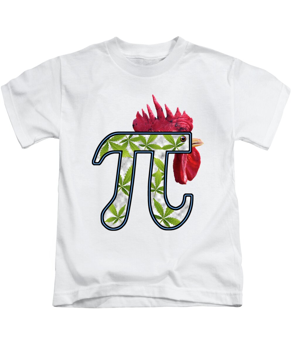 Chicken Pot Pie Kids T-Shirt featuring the digital art Pi - Food - Chicken pot pi by Mike Savad