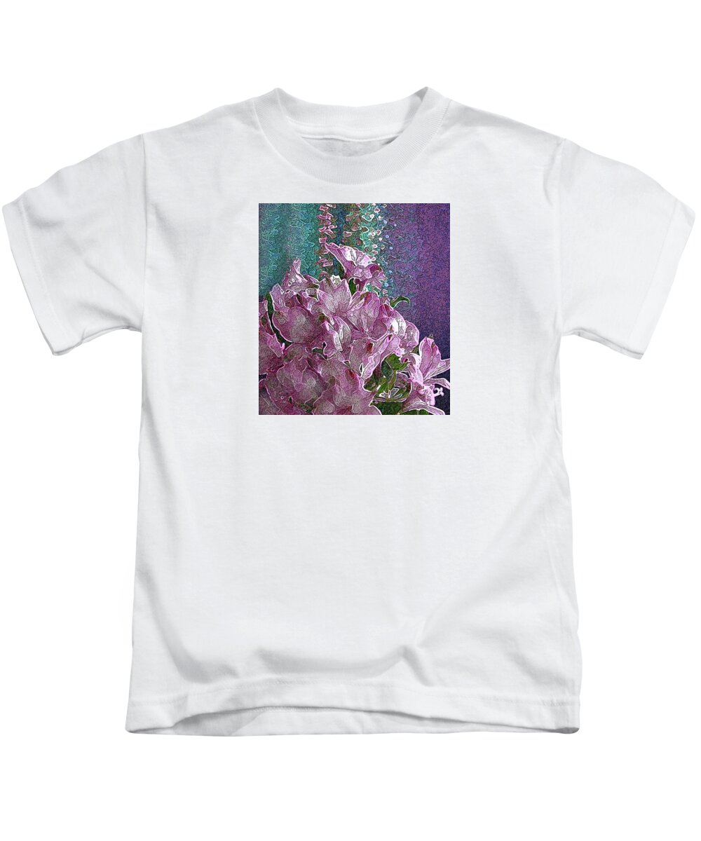 Flowers Kids T-Shirt featuring the photograph Pink Alstroemeria by Corinne Carroll