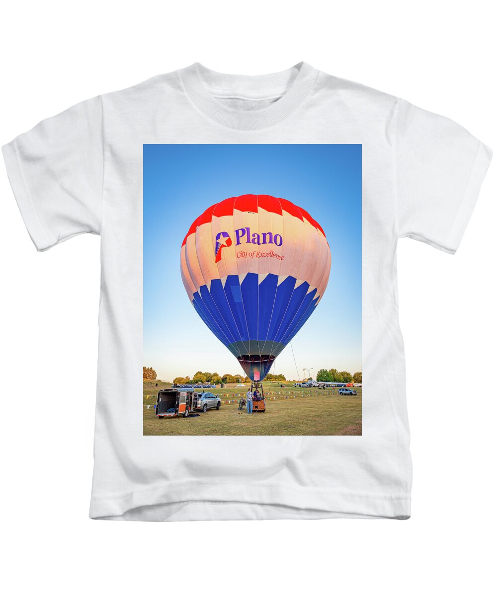Plano Kids T-Shirt featuring the photograph Plano Balloon Fest by David Downs