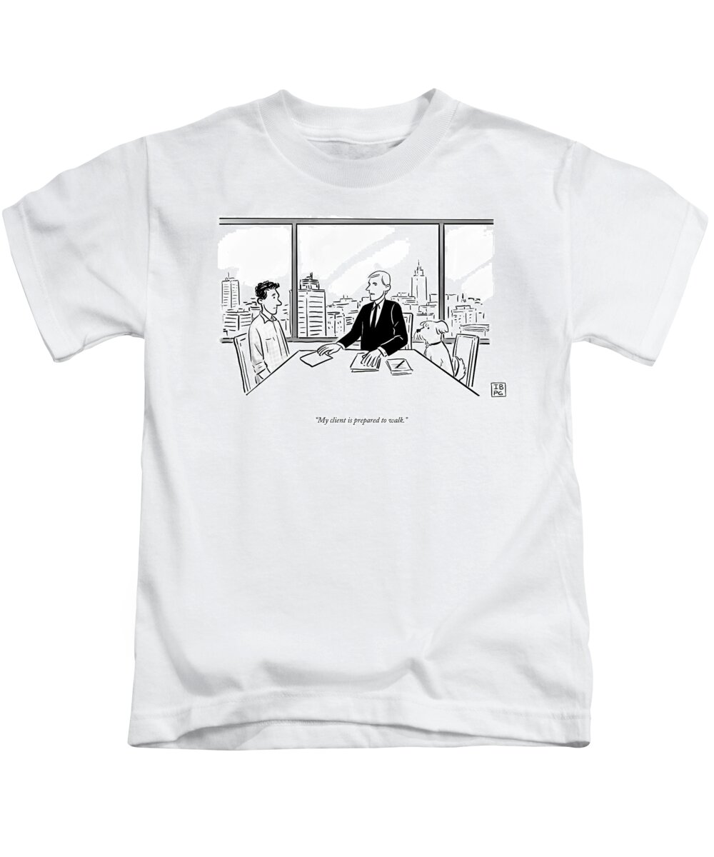 Cctk Kids T-Shirt featuring the drawing Prepared To Walk by Ian Boothby and Pia Guerra