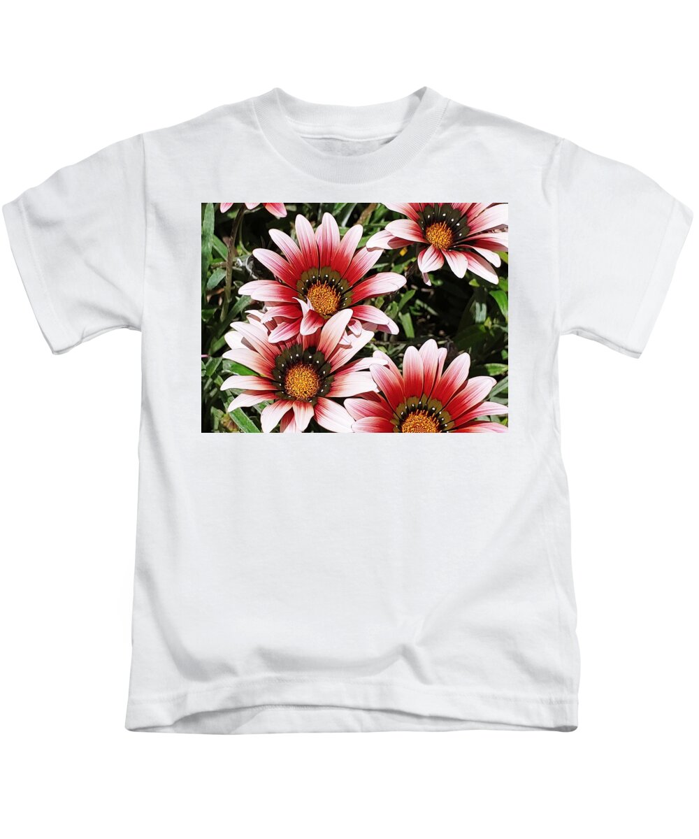 Flowers Kids T-Shirt featuring the photograph Radiant in Red by Marcus Jones
