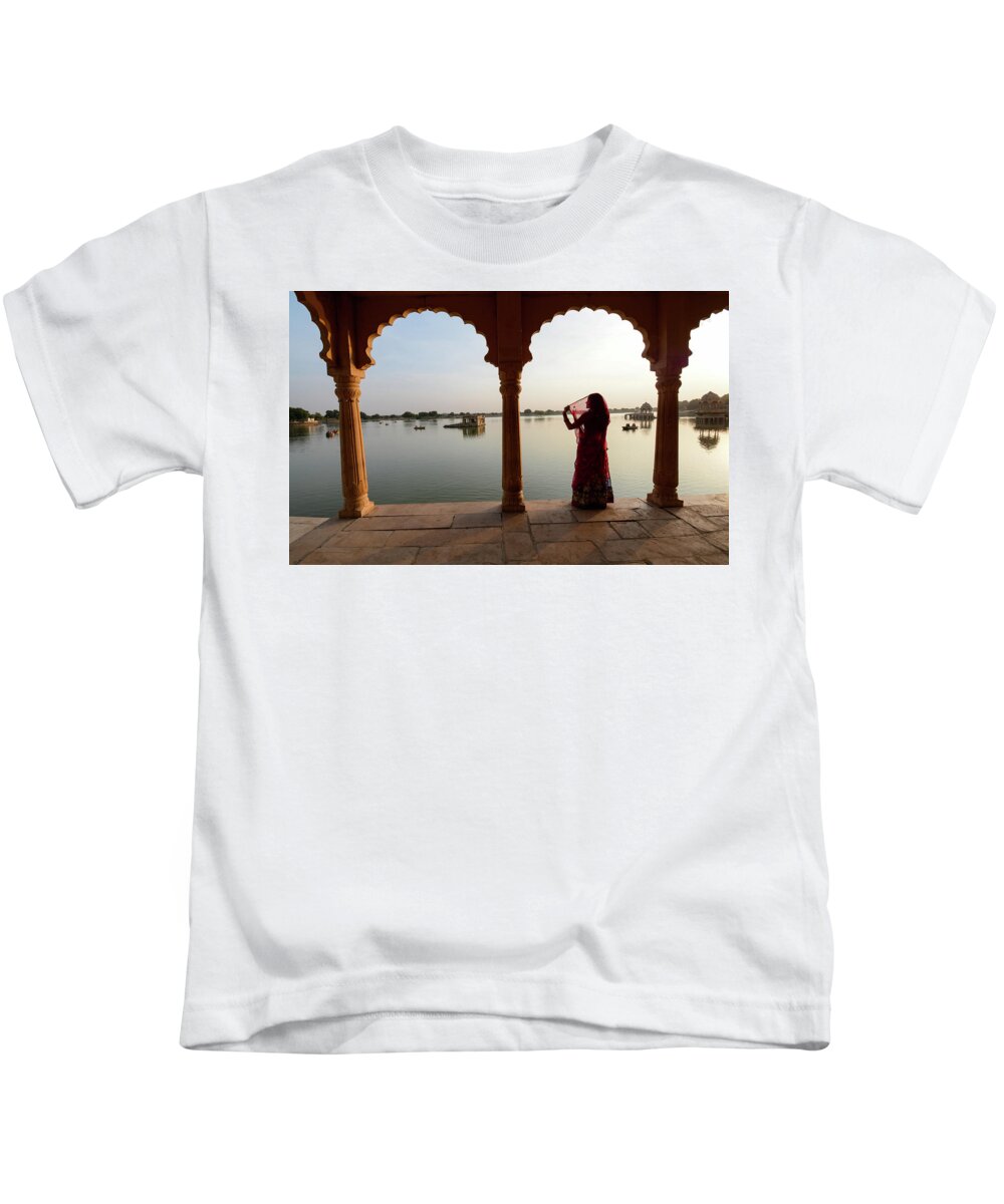 Rajasthan Kids T-Shirt featuring the photograph Serendipity - Rajasthan Desert, India by Earth And Spirit