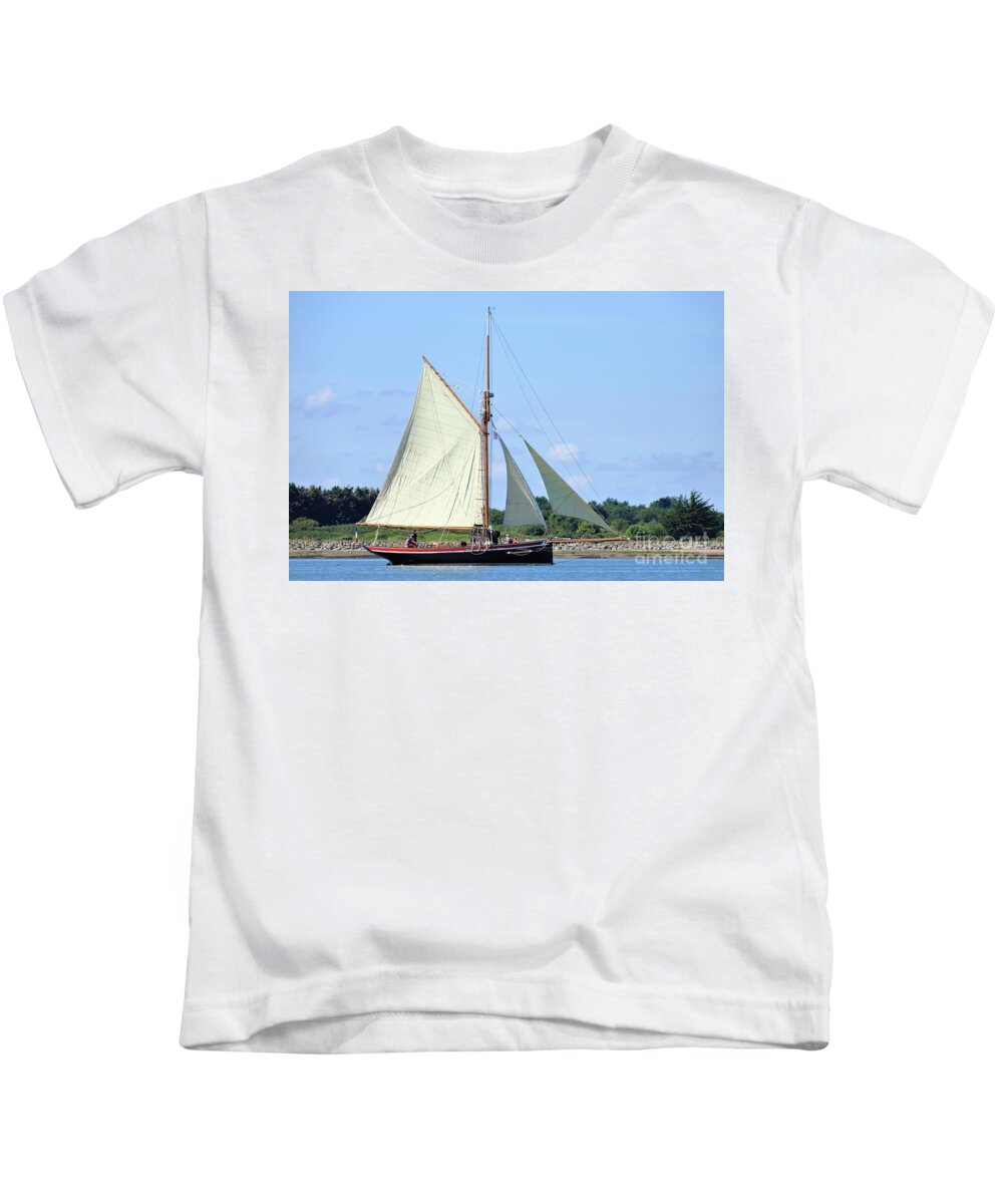 Pilot Kids T-Shirt featuring the photograph Saint-Michel II 2005 by Frederic Bourrigaud