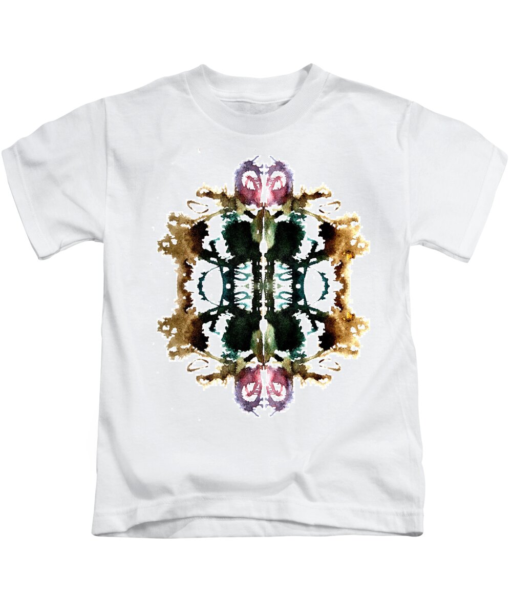 Abstract Kids T-Shirt featuring the painting Sweet Tooth by Stephenie Zagorski