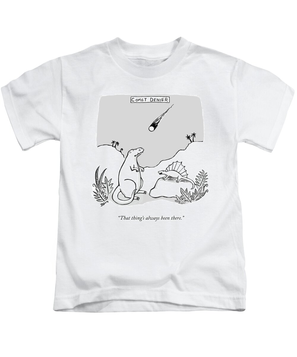 that Thing's Always Been There. Kids T-Shirt featuring the drawing That Thing's Always Been There by Jessica Olien