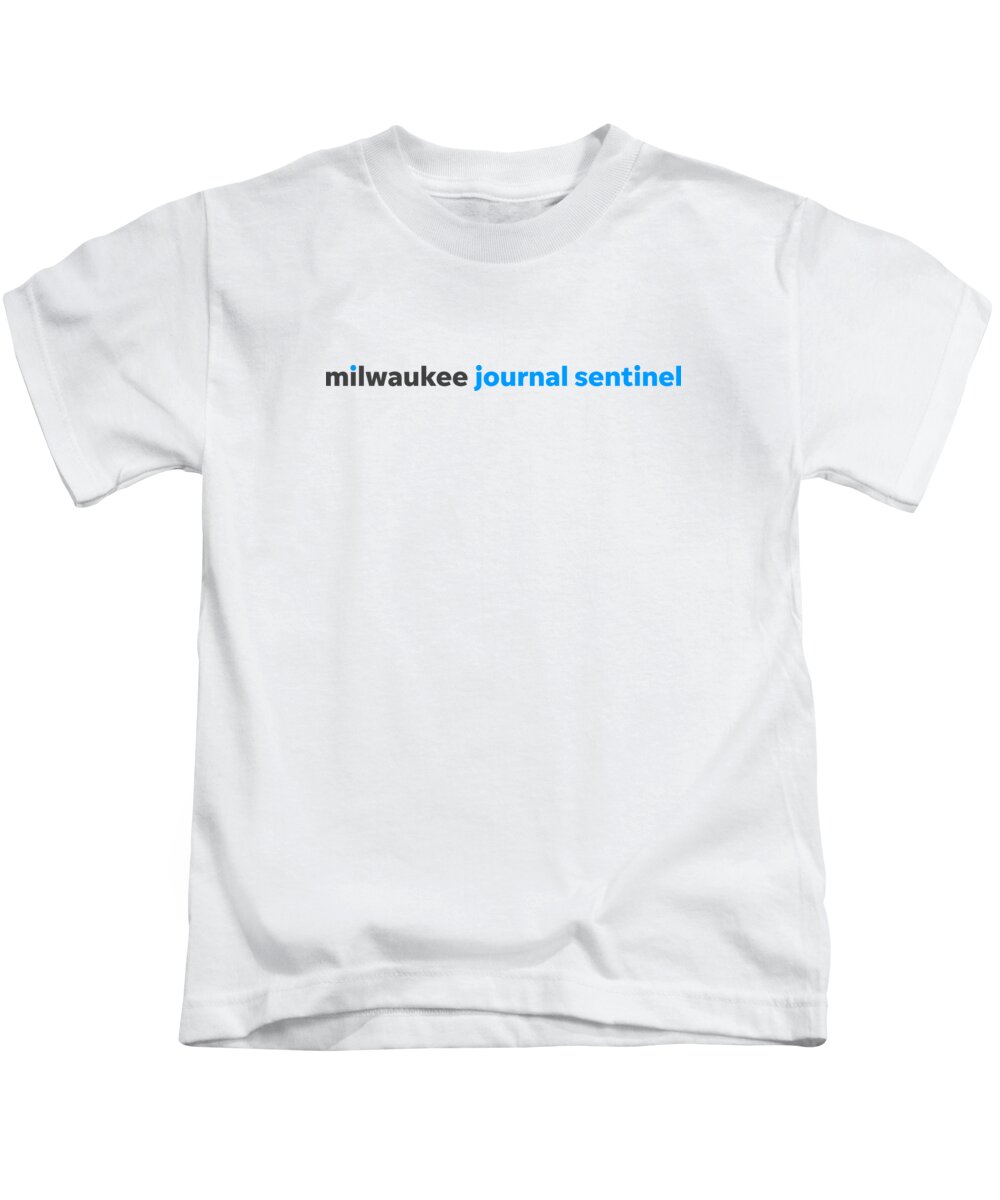 Milwaukee Kids T-Shirt featuring the digital art Milwaukee Journal Sentinel Color Logo by Gannett Co