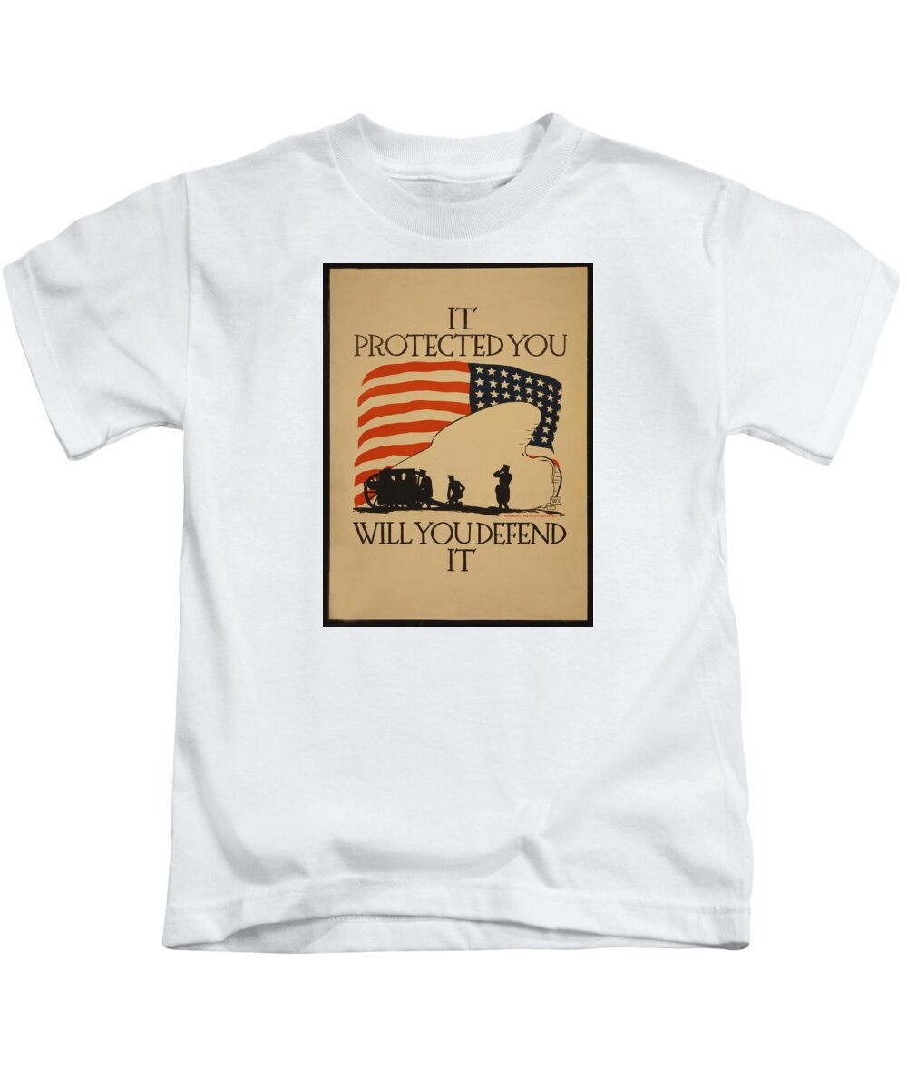 20th Century Kids T-Shirt featuring the photograph World War I Poster by Bellesouth Studio