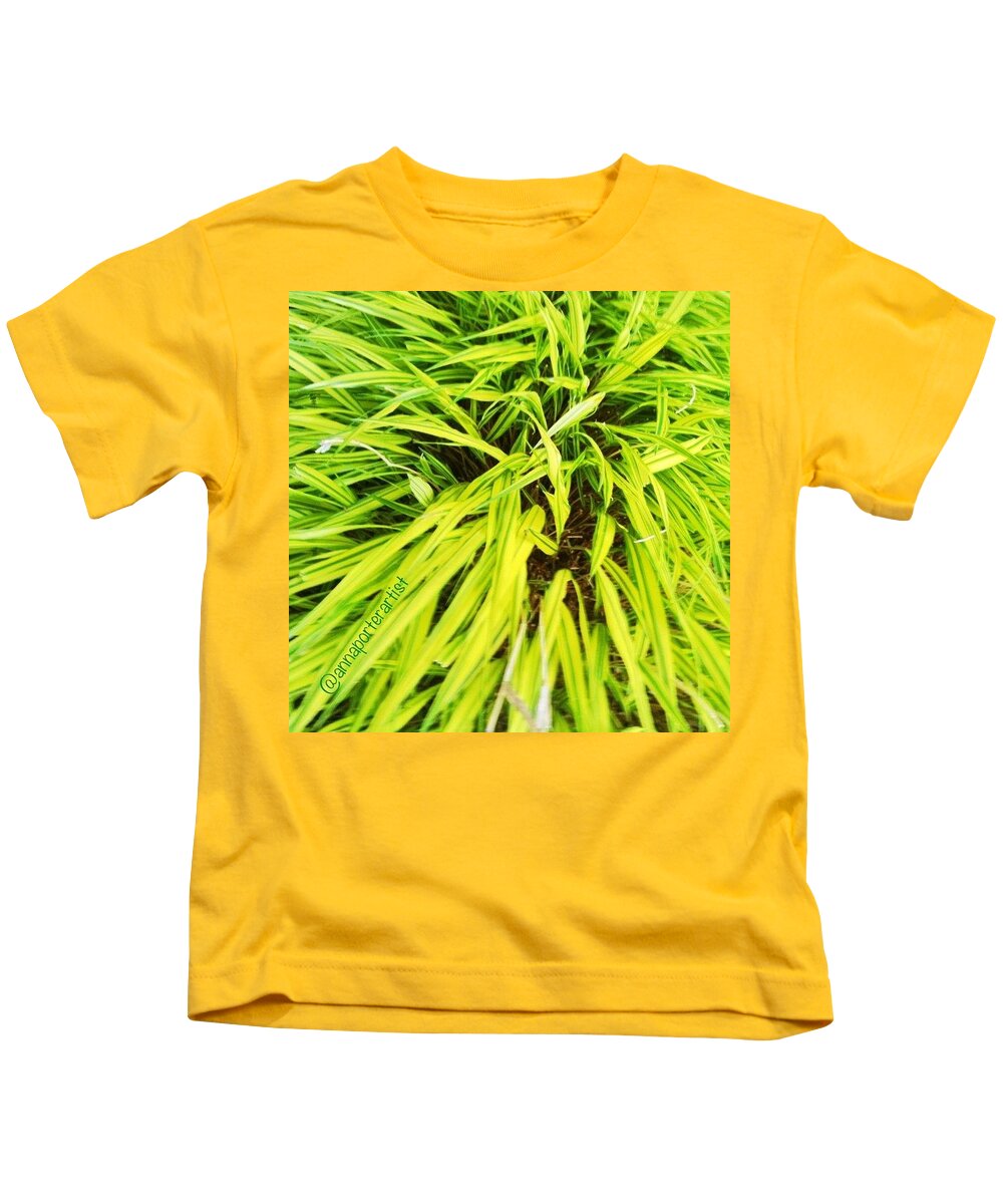 Flowersofinstagram Kids T-Shirt featuring the photograph Spring Greens, A Late Post For by Anna Porter