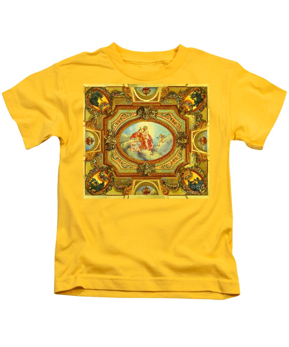 Apollon French Classical Baroque Painting by Pierre du Puis 1678 Louis X I V  Period Kids T-Shirt by Peter Ogden - Pixels