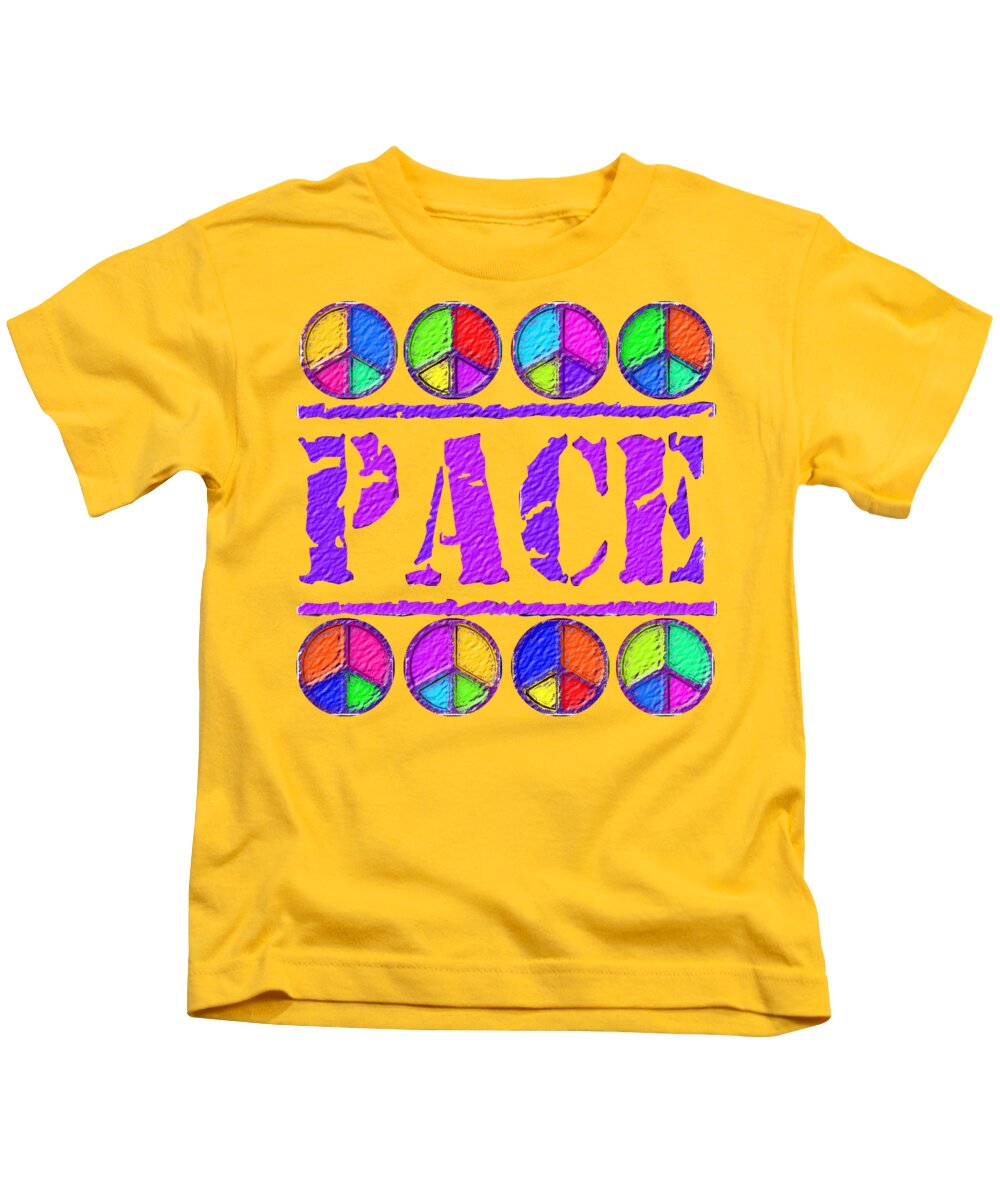 Pace Kids T-Shirt featuring the digital art Pace by David G Paul