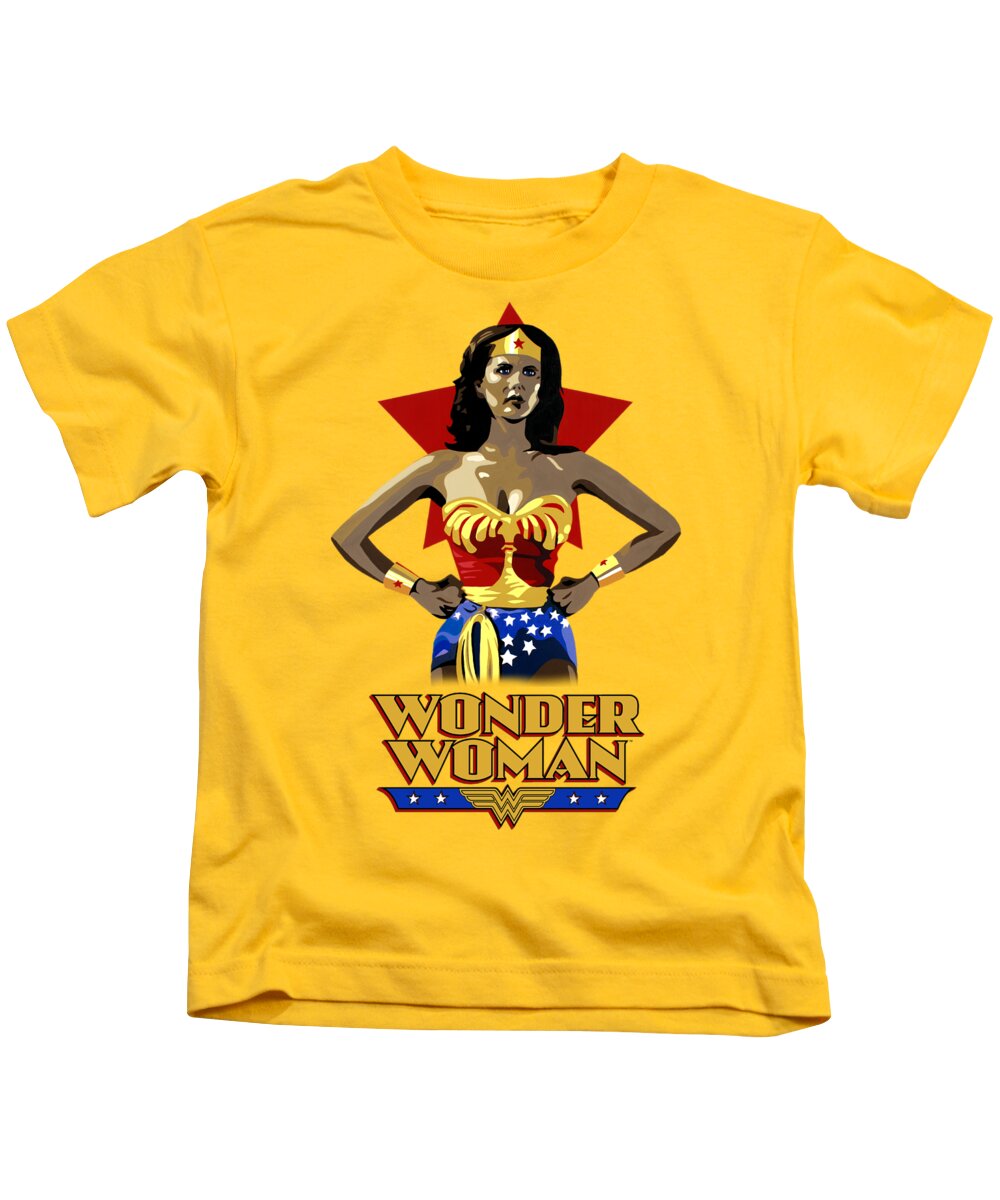 Wonder Woman Kids T-Shirt by Ian King - Pixels