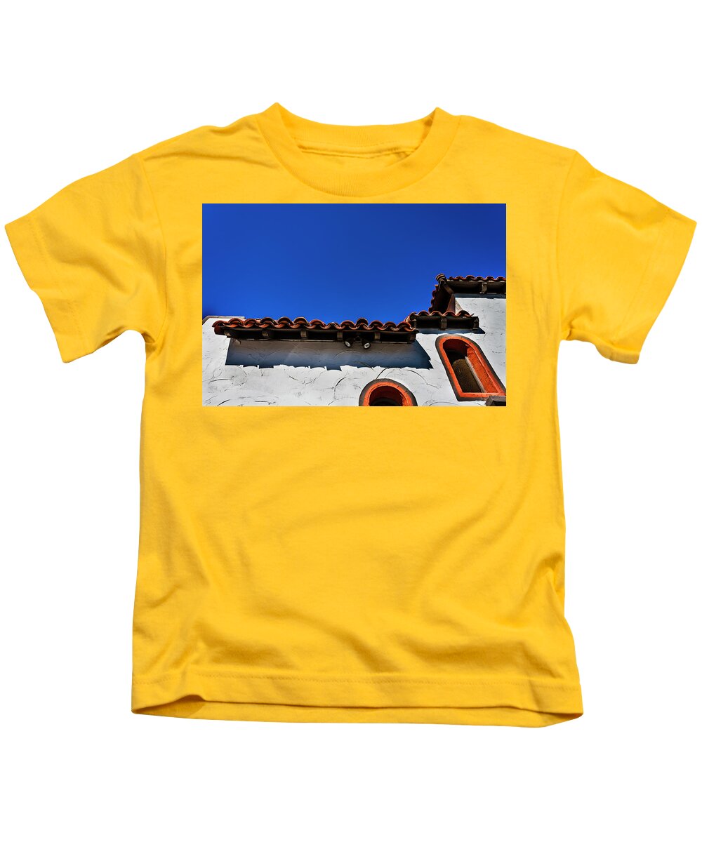 Architecture Kids T-Shirt featuring the photograph Historic Palm Springs California 0396 by Amyn Nasser