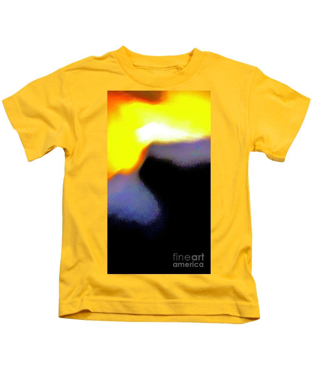  Kids T-Shirt featuring the digital art Hyped up Deception by Glenn Hernandez