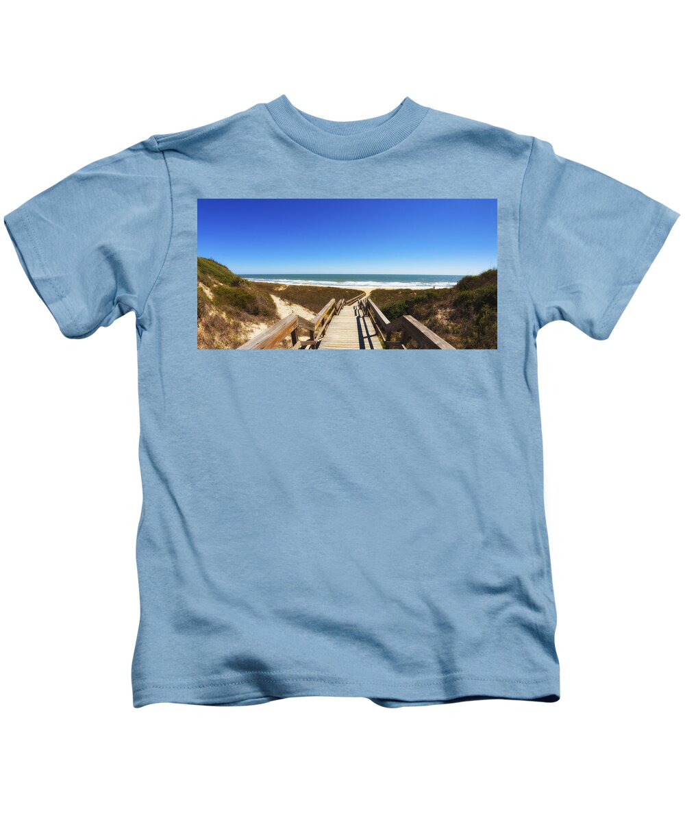 Atlantic Ocean Kids T-Shirt featuring the photograph Ponte Vedra Beach #9 by Raul Rodriguez