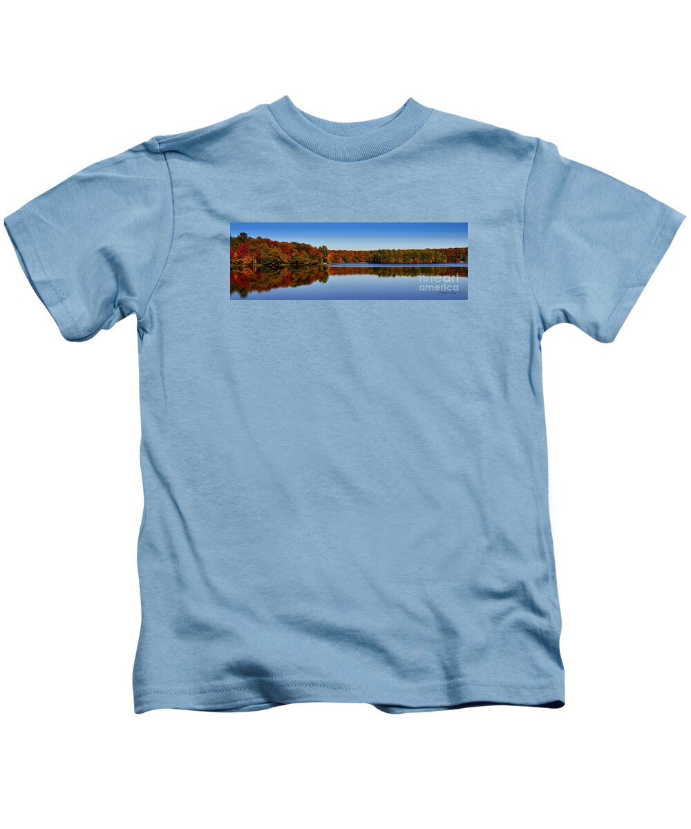 Diane Berry Kids T-Shirt featuring the photograph Adirondack October by Diane E Berry