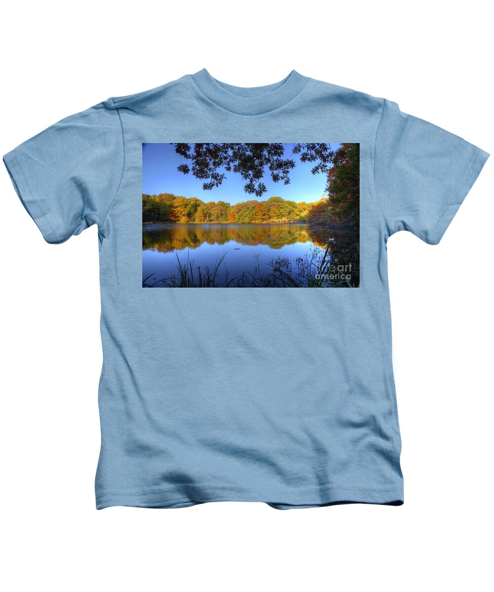 Autumn Kids T-Shirt featuring the photograph Autumn in Heaven by Wayne Moran