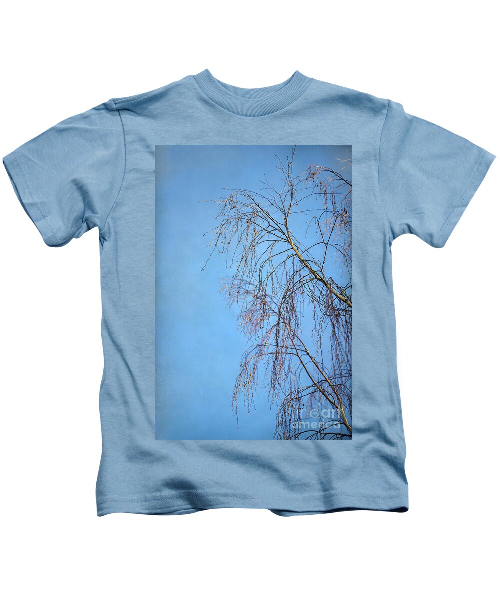 Weep Kids T-Shirt featuring the photograph Dream Blue by Evelina Kremsdorf