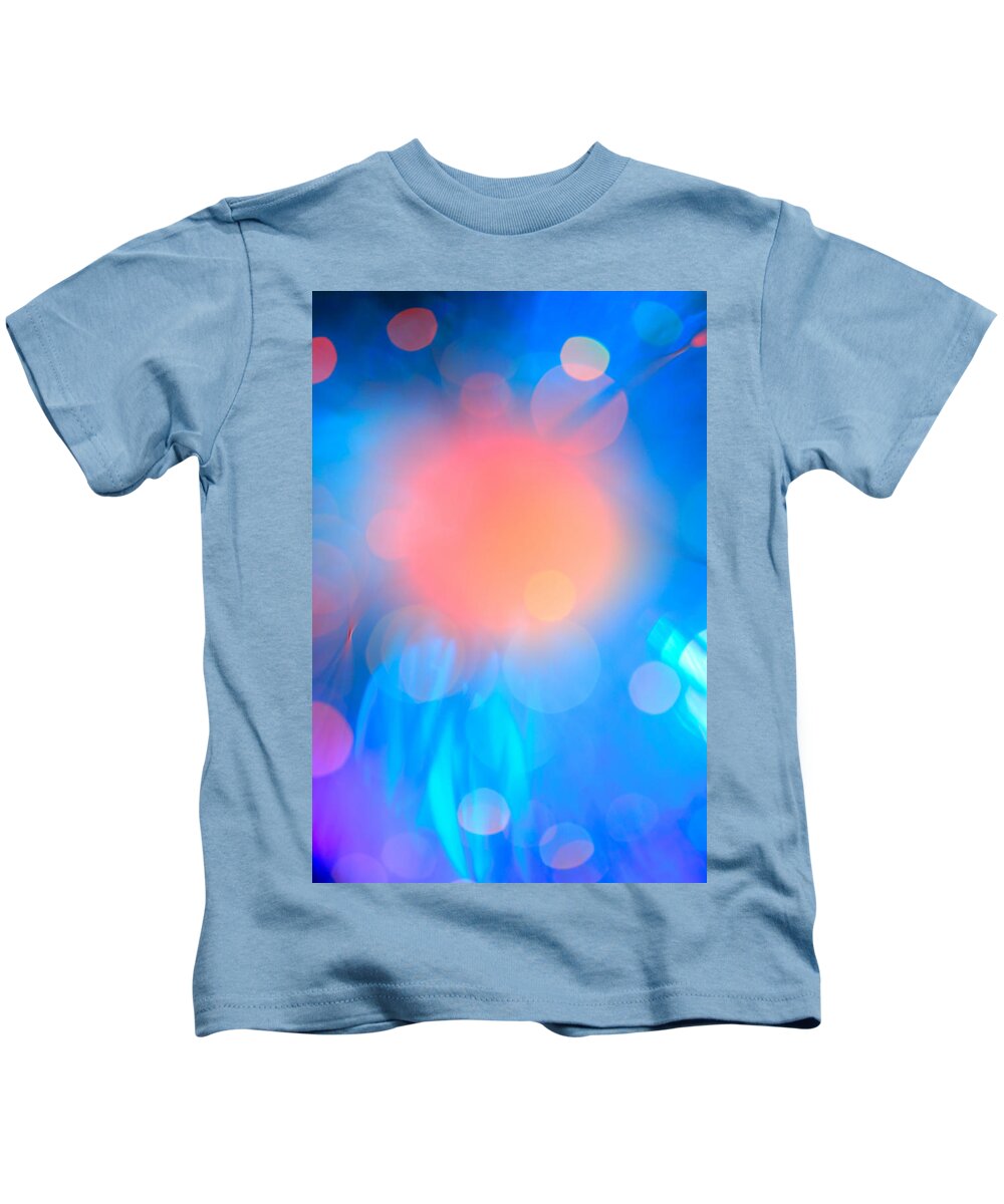 Abstract Kids T-Shirt featuring the photograph Evolution Orange by Dazzle Zazz