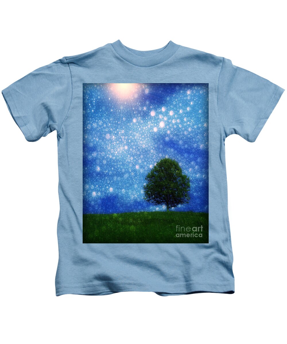 Landscape Kids T-Shirt featuring the photograph Heaven And Earth by Rory Siegel