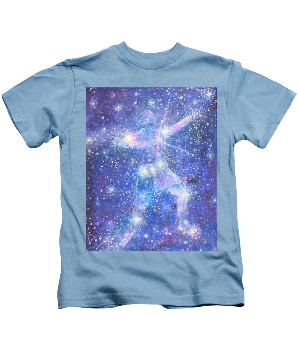 Constellations Kids T-Shirt featuring the painting Orions Belt by Ashleigh Dyan Bayer