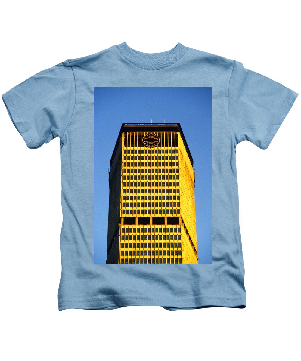Pan Am Kids T-Shirt featuring the photograph Pan Am Building in 1984 by Gordon James