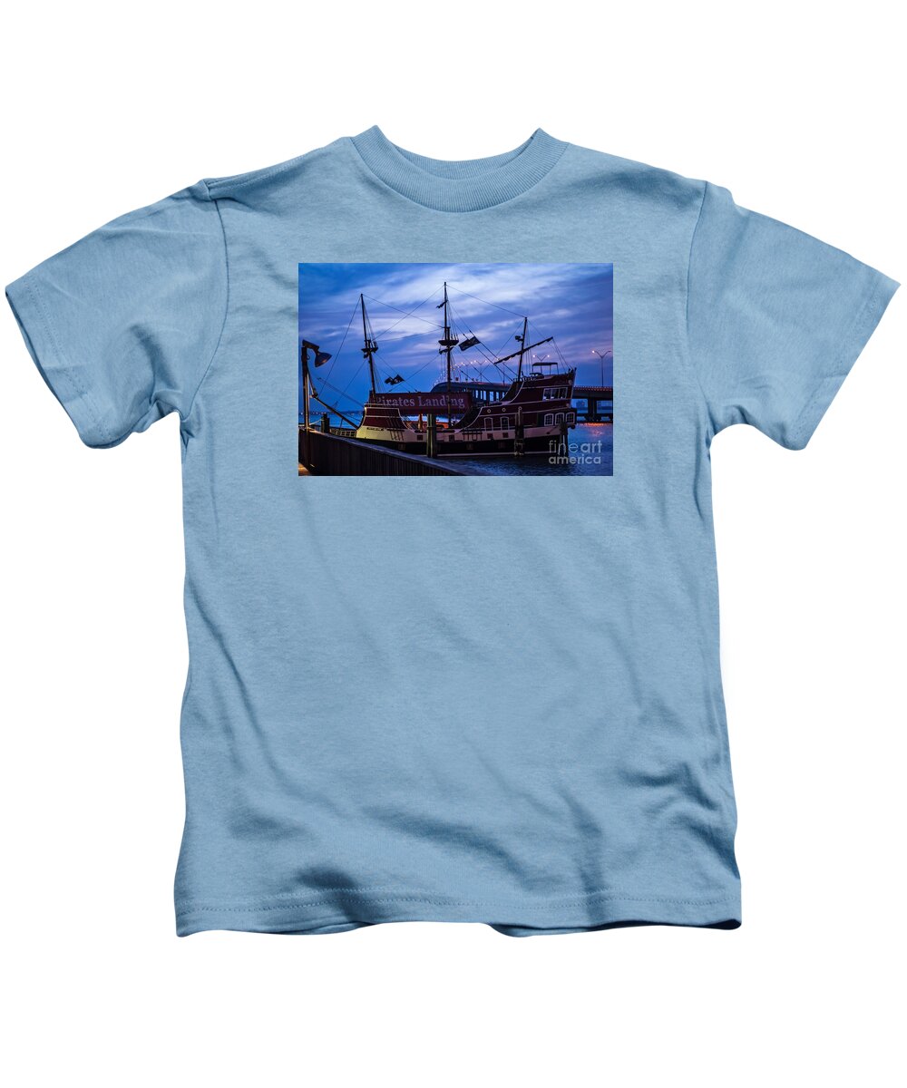 Pirate Ship Kids T-Shirt featuring the photograph Pirate Ship by Imagery by Charly