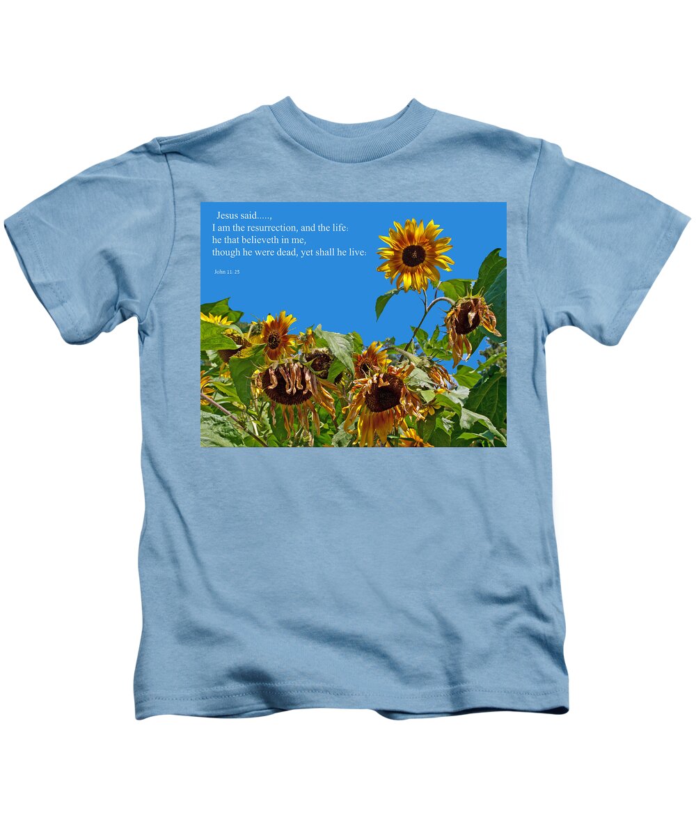 Firstfruits Kids T-Shirt featuring the photograph Resurrected Life by Tikvah's Hope