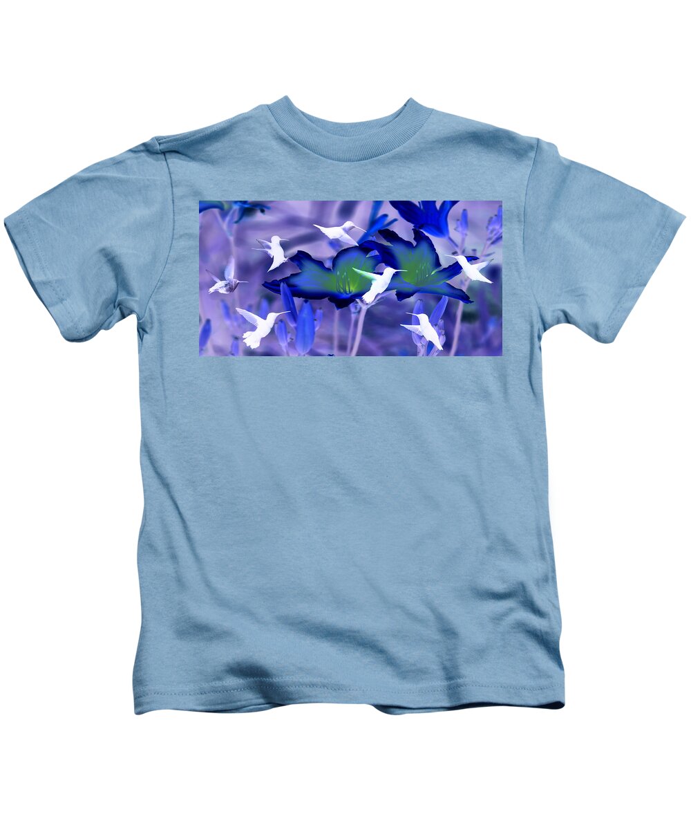 Humming Bird Kids T-Shirt featuring the photograph Spirit of the Humming Bird by David Yocum