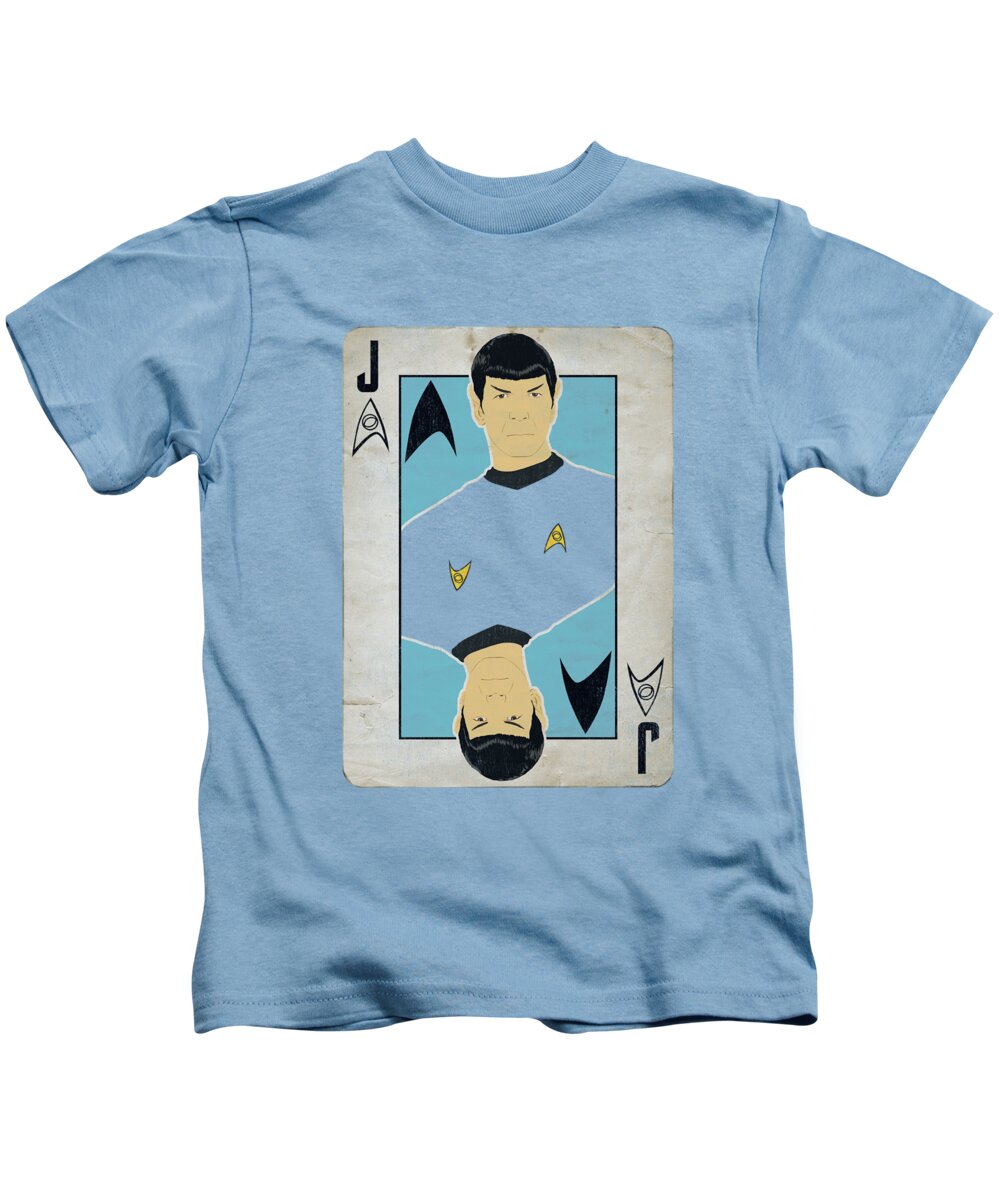  Kids T-Shirt featuring the digital art Star Trek - Tos Jack by Brand A