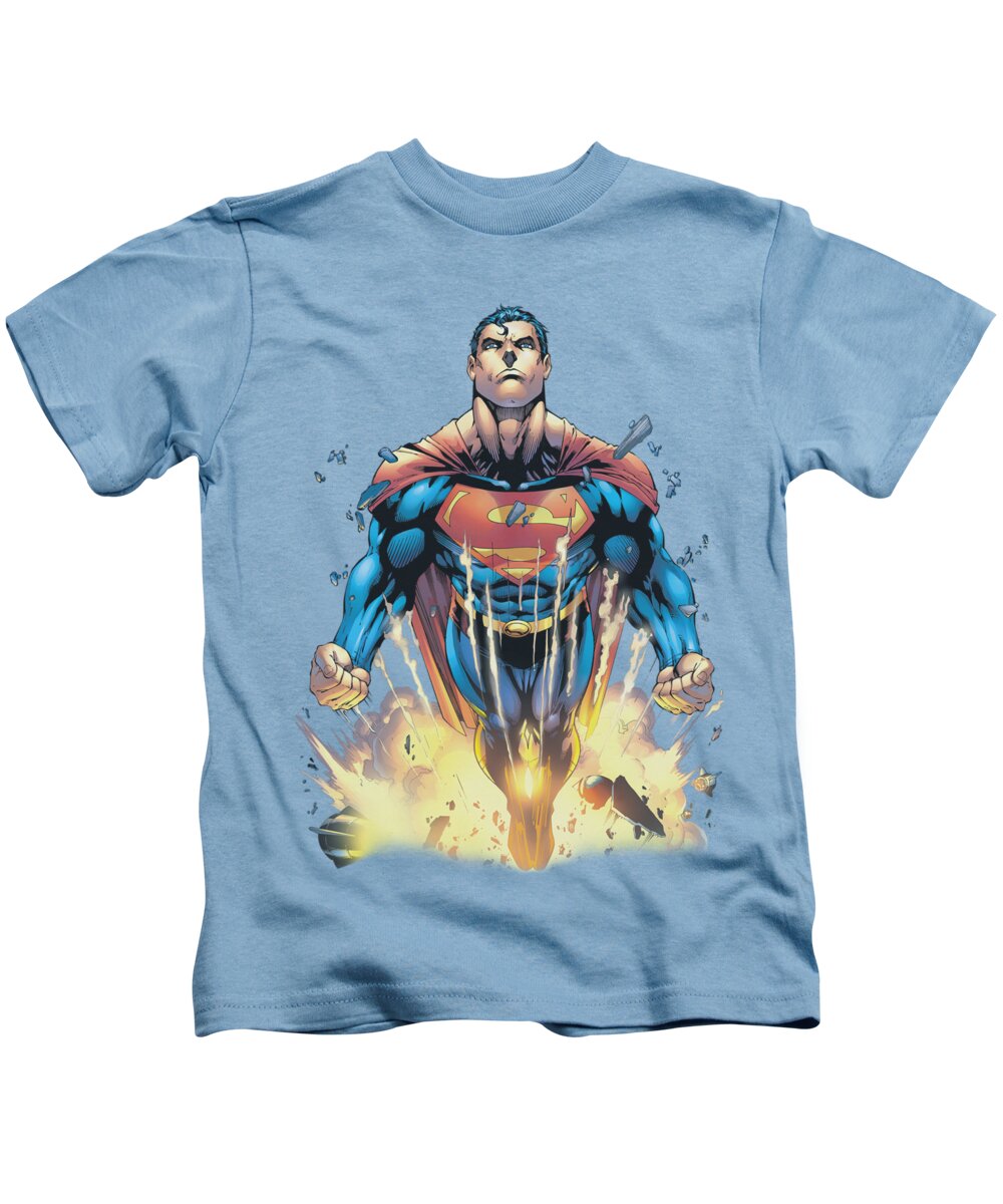 Superman Kids T-Shirt featuring the digital art Superman - #224 Cover by Brand A