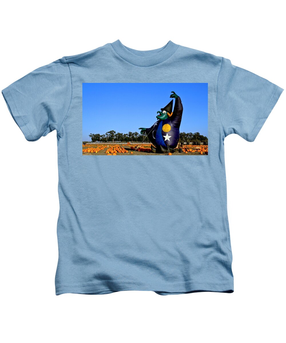 Halloween Kids T-Shirt featuring the photograph The Old Witch by Michael Gordon