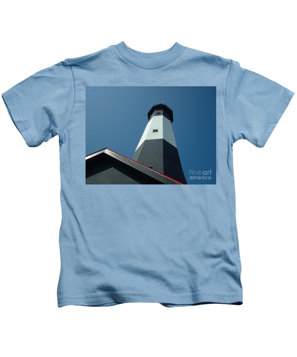 Lighthouse Kids T-Shirt featuring the photograph Pierce the Sky by Mark Robbins