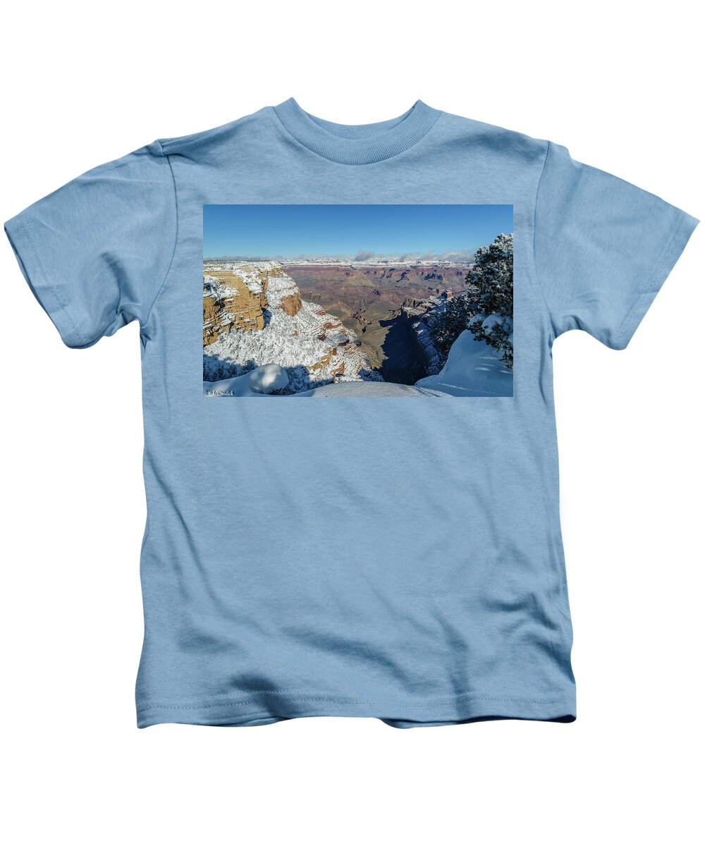 Grand Canyon Kids T-Shirt featuring the photograph Grand Canyon #1 by Mike Ronnebeck