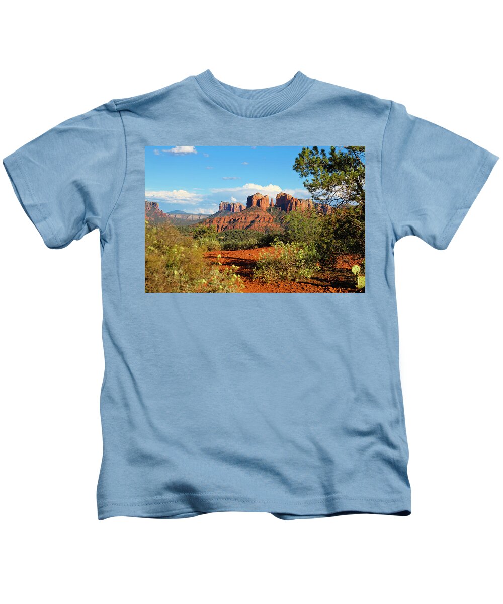 Sedona Kids T-Shirt featuring the photograph Sedona #1 by Greg Smith