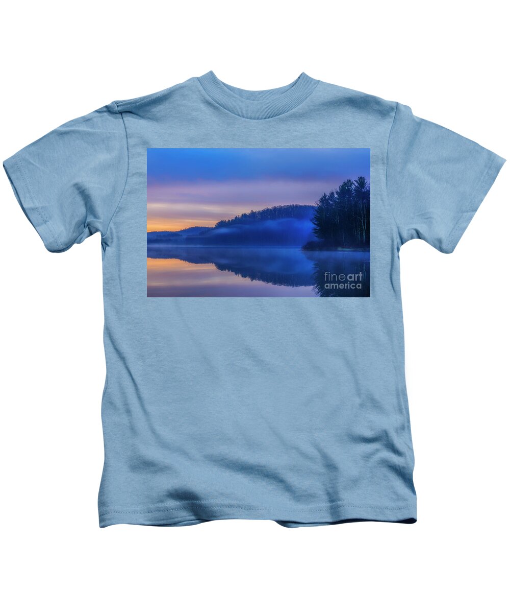 Lake Kids T-Shirt featuring the photograph Winter Dawn #13 by Thomas R Fletcher