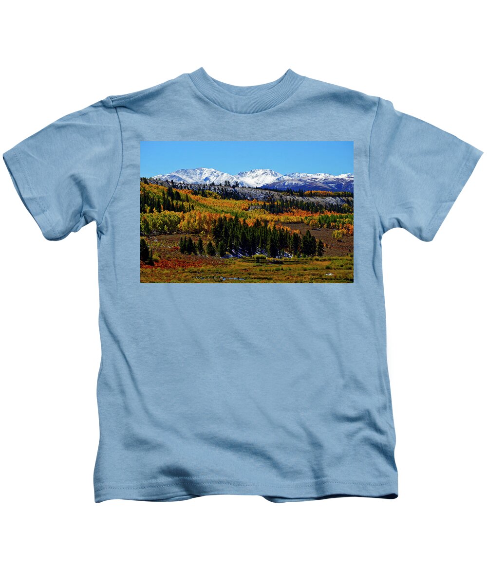 Colorado Kids T-Shirt featuring the photograph All at Once by Jeremy Rhoades
