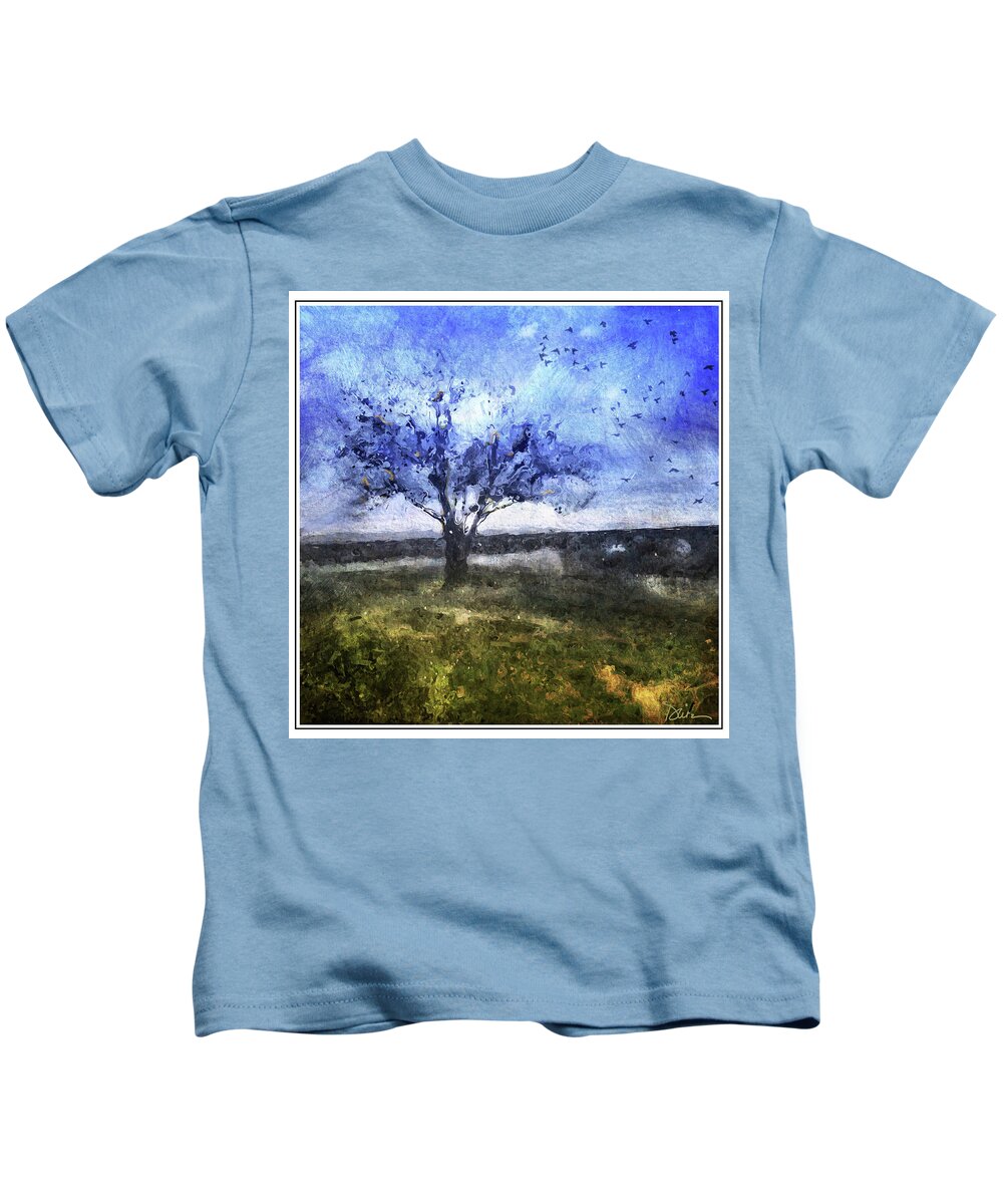 Tree Kids T-Shirt featuring the photograph Approaching by Peggy Dietz
