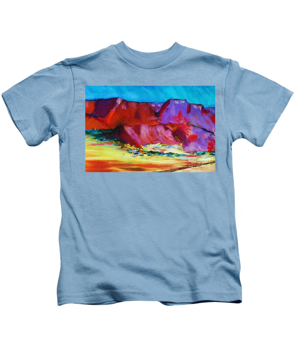 Arizona Kids T-Shirt featuring the pastel Arizona by Melinda Etzold